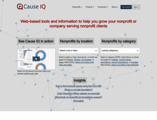 causeiq.com screenshot