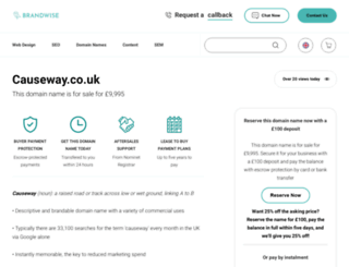causeway.co.uk screenshot