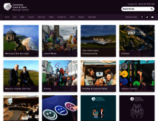 causewaycoastandglens.gov.uk screenshot