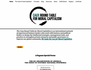 cauxroundtable.org screenshot