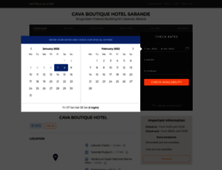 cava-hotel.sarande.hotels-al.com screenshot