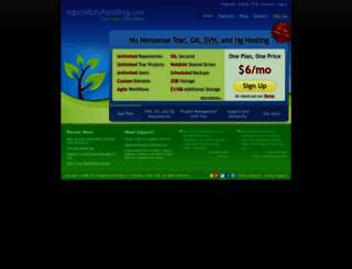cava.repositoryhosting.com screenshot
