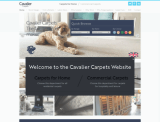 cavaliercarpets.co.uk screenshot
