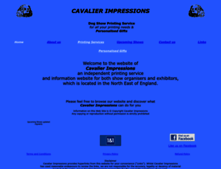 cavalierimpressions.co.uk screenshot