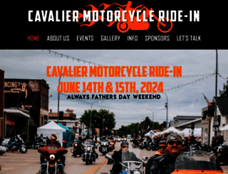 cavaliermotorcycleridein.com screenshot