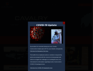 cavalryconstruction.com screenshot