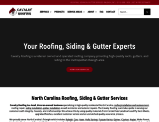 cavalryroofing.services screenshot
