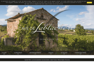 cave-lablachere.fr screenshot