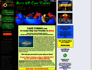 cave-tubing.com screenshot