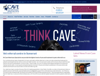 cave-vet-specialists.co.uk screenshot