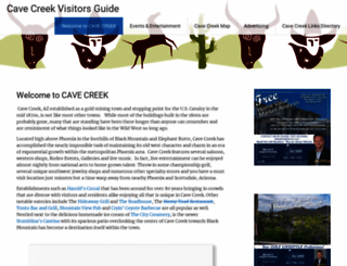 cavecreekvisitorsguide.com screenshot
