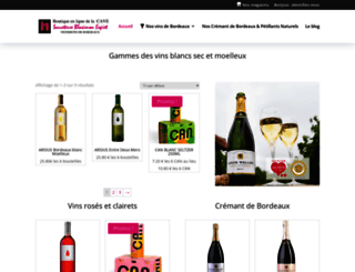cavedesauveterre-blasimon.com screenshot