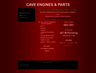 caveengines.com screenshot