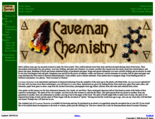 cavemanchemistry.com screenshot