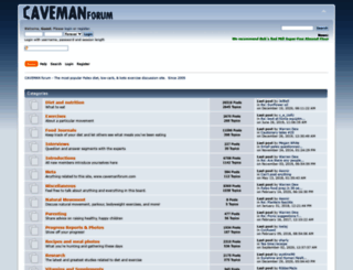 cavemanforum.com screenshot