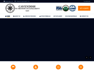 cavendishnutrition.com screenshot