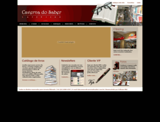 cavernadosaber.com.br screenshot