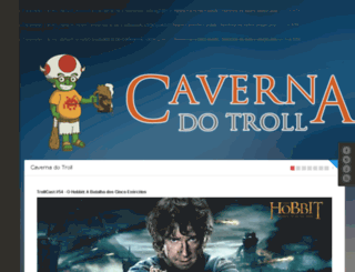 cavernadotroll.com.br screenshot