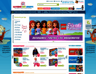 caverne-des-jouets.com screenshot