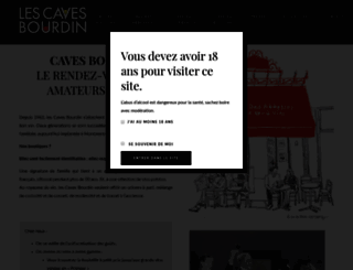 cavesbourdin.fr screenshot