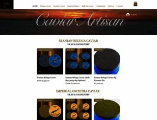 caviarartisan.com screenshot