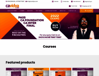 cavidya.com screenshot