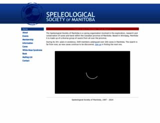 cavingmanitoba.com screenshot