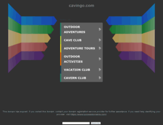 cavingo.com screenshot