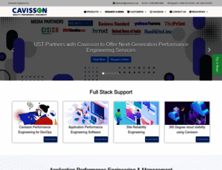 cavisson.com screenshot