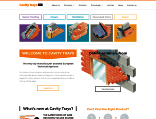 cavitytrays.com screenshot