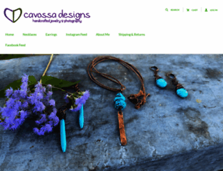 cavossadesigns.com screenshot