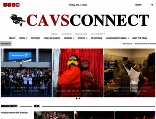 cavsconnect.com screenshot