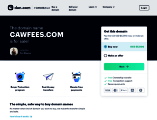 cawfees.com screenshot
