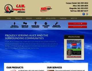 cawhvacinc.com screenshot