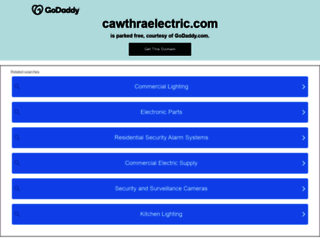 cawthraelectric.com screenshot