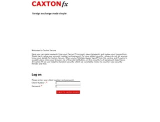 caxtonsecure.com screenshot
