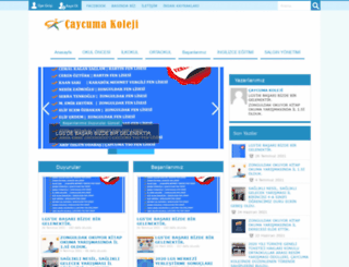 caycumakoleji.com screenshot