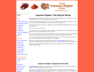 cayennepepper.info screenshot
