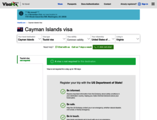 cayman-islands.visahq.com screenshot