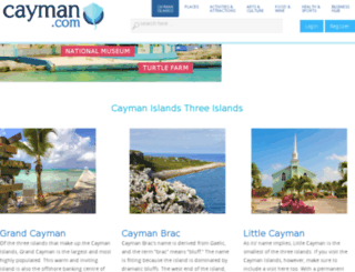 cayman.com screenshot