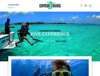 caymandiving.com screenshot