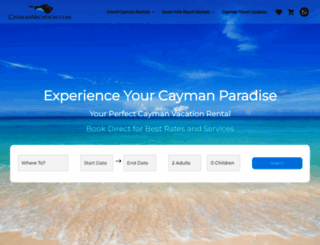 caymanvacation.com screenshot