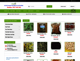 caythuocthiennhien.com screenshot