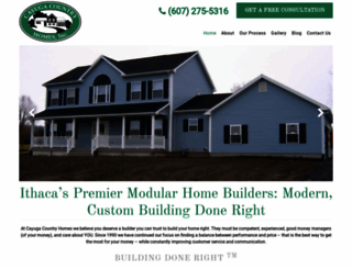 cayugacountryhomes.com screenshot