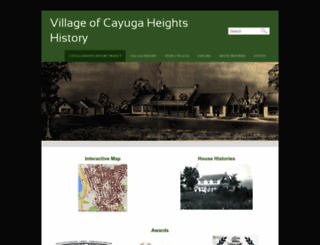 cayugaheightshistory.org screenshot