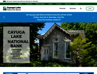cayugalakenationalbank.com screenshot