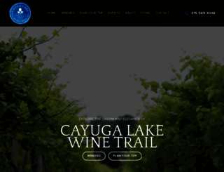 cayugawinetrail.com screenshot