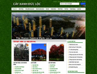 cayxanhhoalac.com.vn screenshot