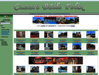 cazarebailefelix.ro screenshot