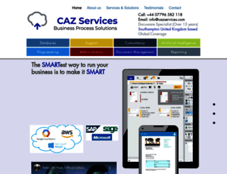 cazservices.com screenshot